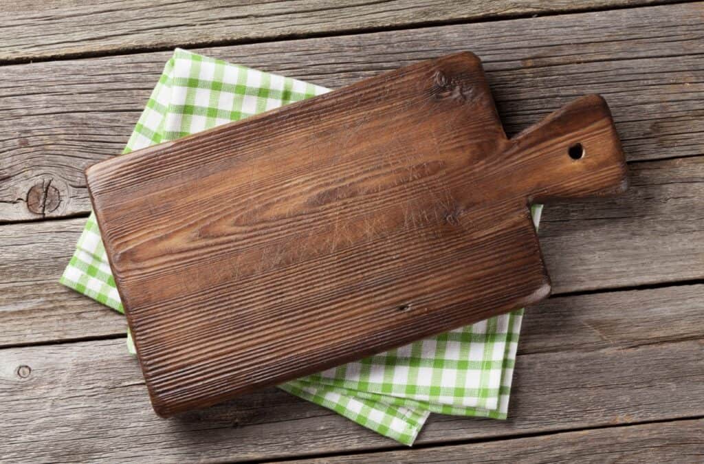 a cutting board